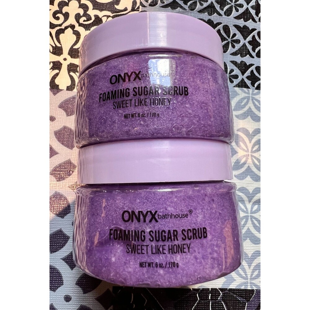 ONYX FOAMING SUGAR SCRUB "SWEET LIKE HONEY" NEW & SEALED